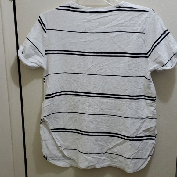 🔴2 for $10🔴 ZARA -DARK NAVY BLUE & WHITE STRIPE - Picture 5 of 5
